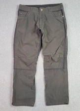 Kuhl Radikl Pants Mens 36x30 Gray Stretch Hiking Outdoor Trail Nylon Blend