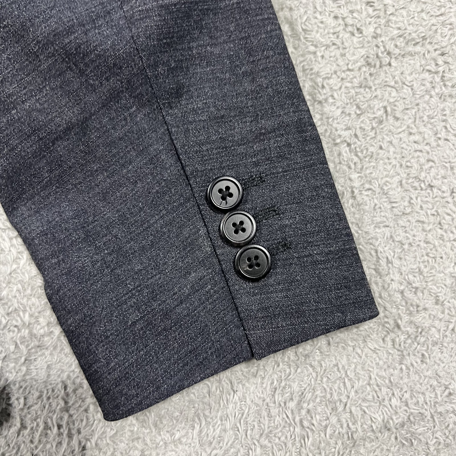 Theory Sport Coat Jacket Mens 36 Wool Viscose Blend Gray Blazer