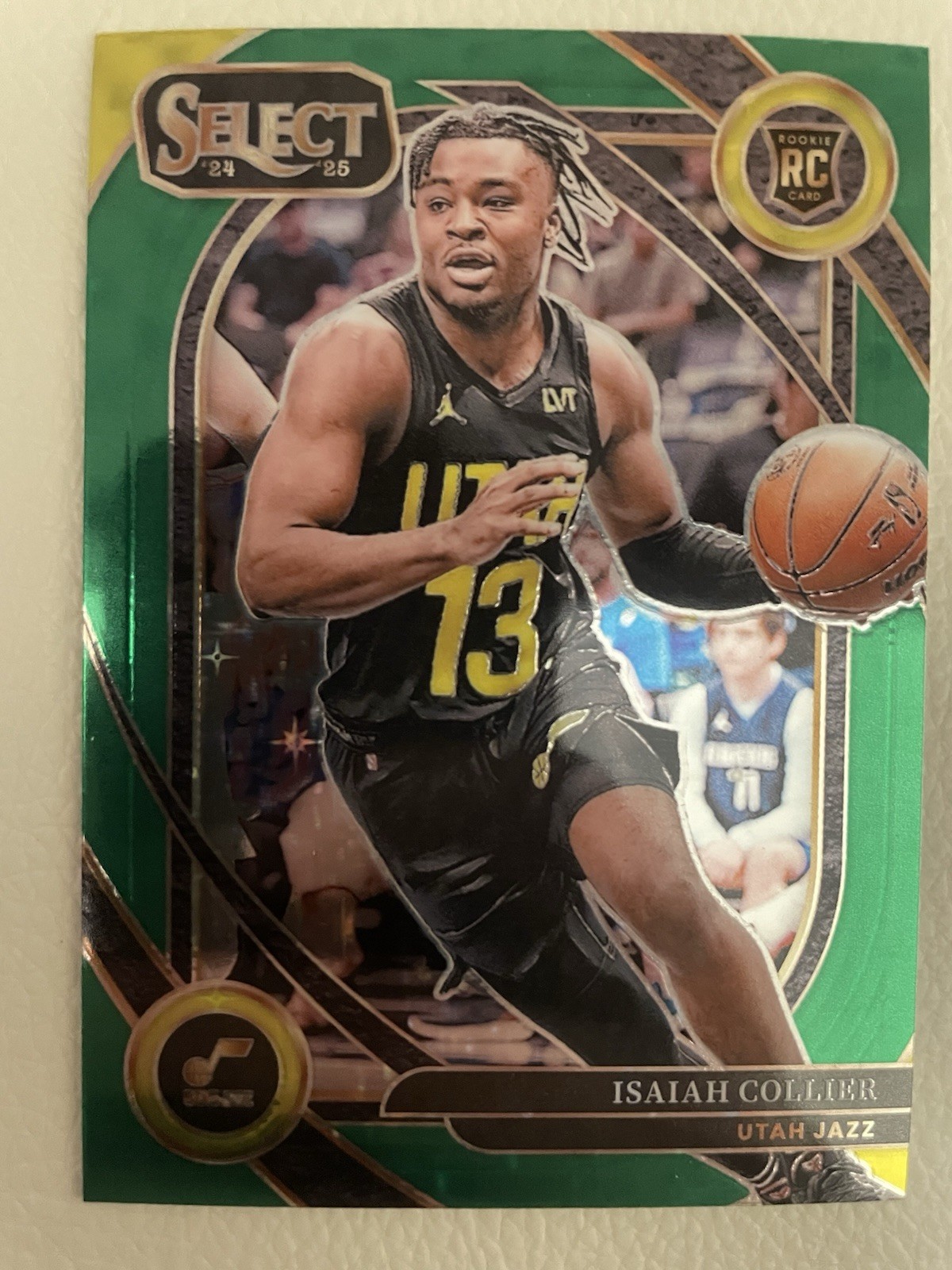 2024-25 Panini Select - Courtside Isaiah Collier #279 Green Stars - Jazz