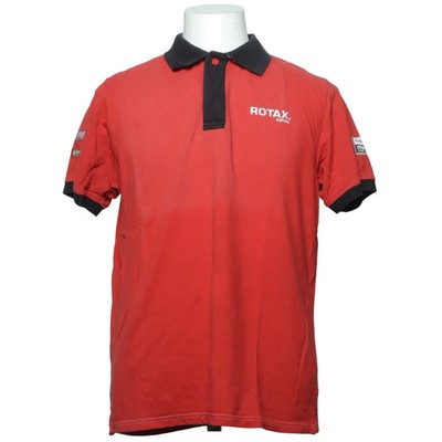 Rotax, Poloshirt, Größe: XL, Rot/Schwarz, Baumwolle/Polyester, Print #drQ