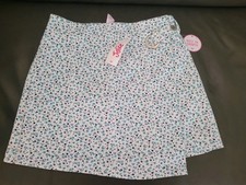 NWT Justice Pink Skirt Girls size 10 Skort Built In Shorts Floral Summer