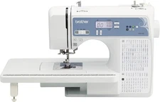 Brother Sewing and Quilting Machine, Computerized, 165 Built-in White 