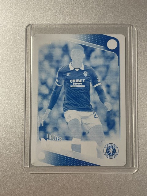 2025/26 Topps UEFA Club Competitions Cyan Printing Plate Nasser Djiga 1/1