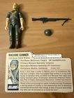 Vintage Hasbro GI Joe 1983 Rock N Roll Complete Red Back File Card Mail Away
