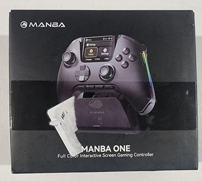 Manba One Full Color Interactive Screen Gaming Controller w/ Charging Dock