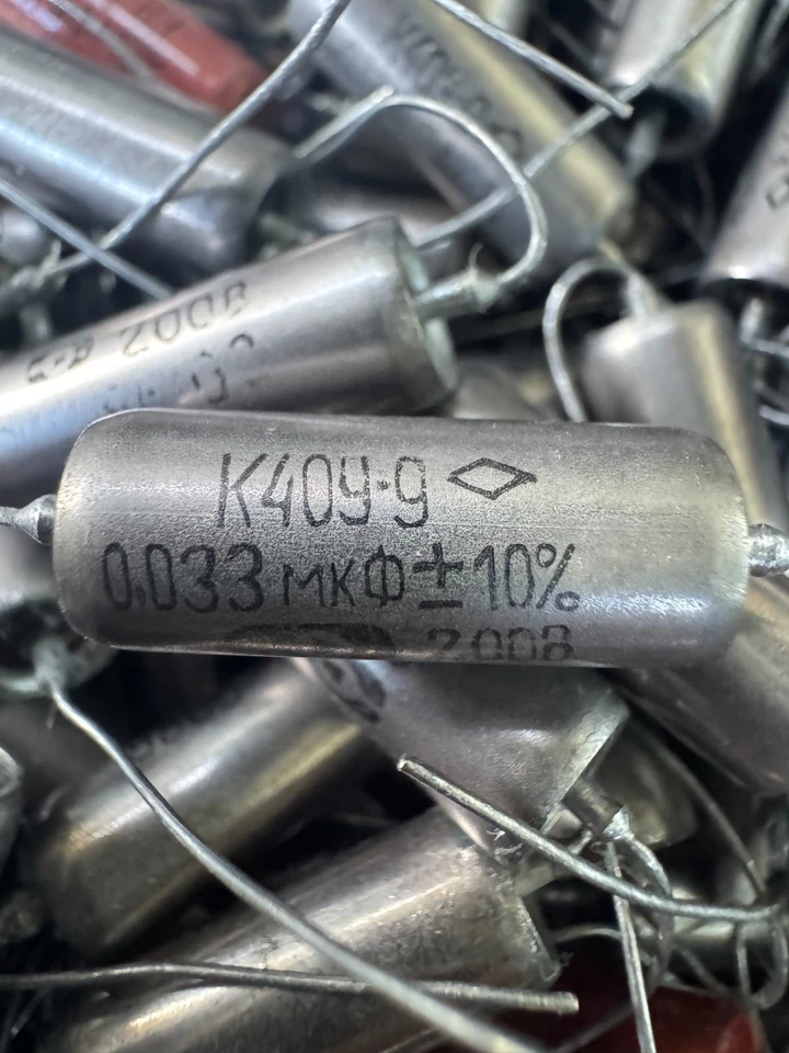 K40Y-9 0.033uF +/- 10% 200V URSS AUDIO PIO Condensador Lote 50 piezas+ Foto 4 de 4