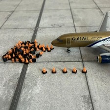 f&uuml;r Herpa Wings 1:500 / 1:400 50x Pilonen Pylons GSE orange yellow