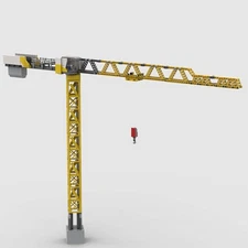 Hot Sale City Tower Crane Construction Model 93cm High Building Toys Set