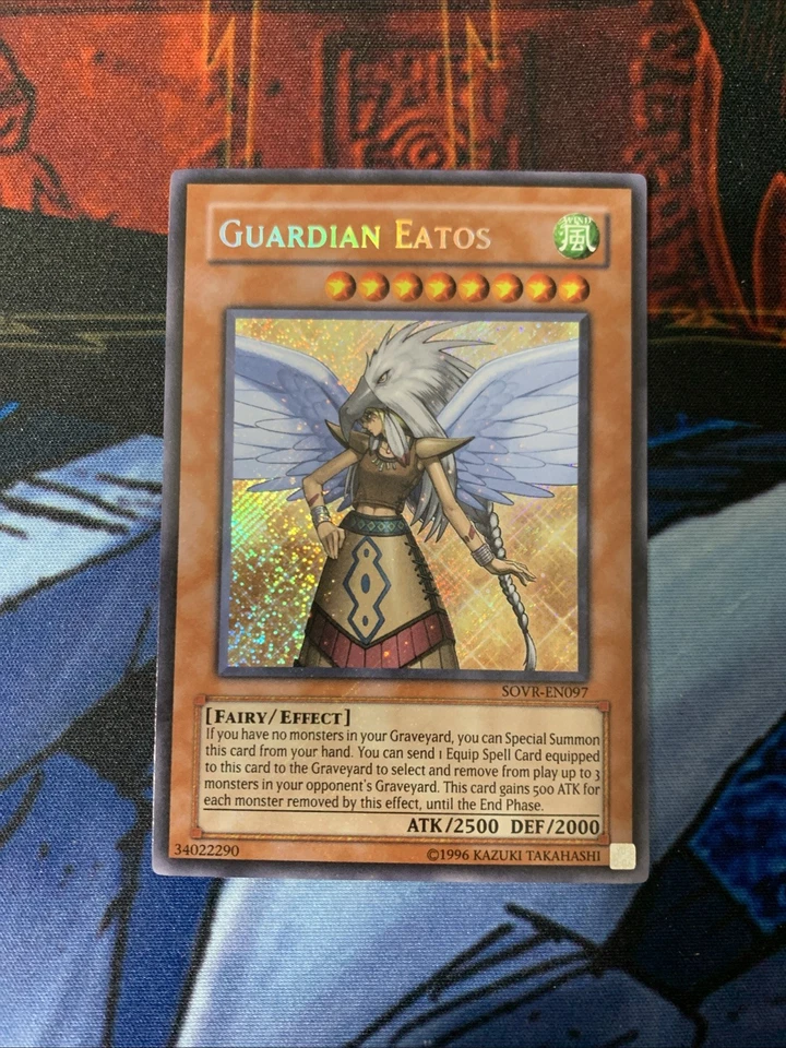 Guardian Eatos SOVR-EN097 Secret Rare Unlimited Edition NM Yugioh - Image 2 of 3