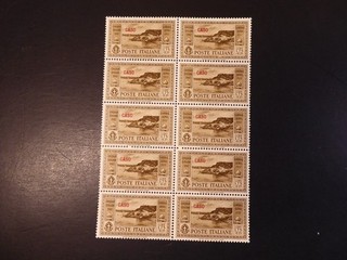 Egeo/CASO 1932 10x 1 75 L ex Serie "Garibaldi" /MNH Sass. Nr.24 KW 600 €