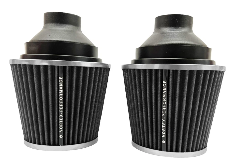 for BMW N54 air intake dual cones 335i 335xi E90 E92 SILVER VS - Imagem 4 de 4