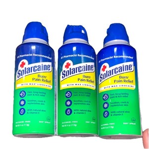 Solarcaine Burn Pain Relief Spray 4oz 3 Bottles Exp. 12/26, 3/27, 4/27