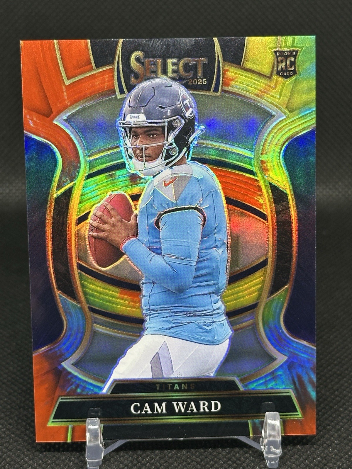 2025 PANINI SELECT CAM WARD RC Concourse TIE-DYE 25/25 Titans 🔥🔥🔥