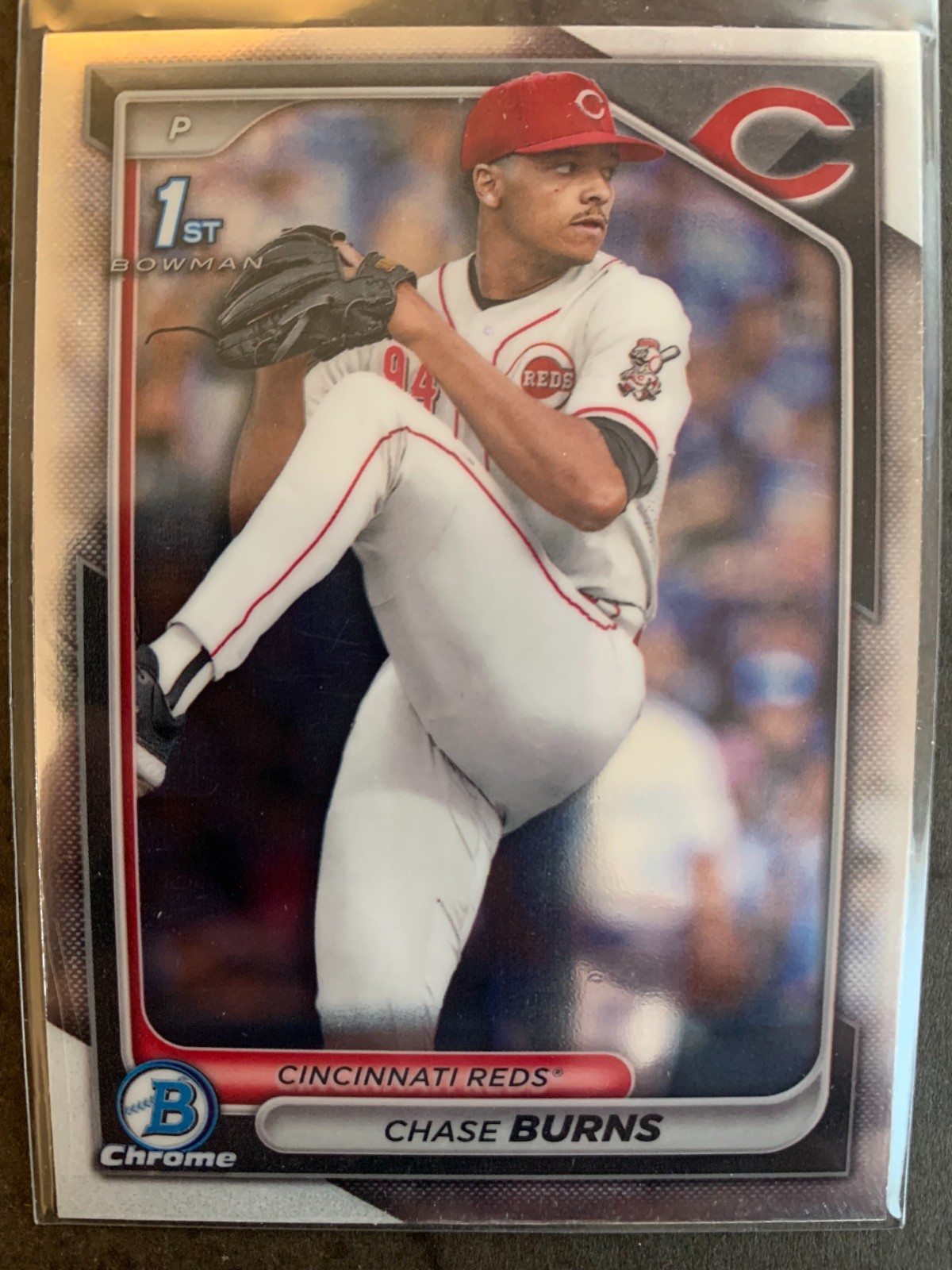 2024 Bowman Draft Chrome CHASE BURNS 1st Bowman Rookie #BDC-55