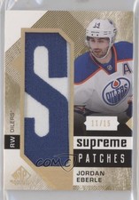 2016-17 SP Game Used Supreme Patch 11/15 Jordan Eberle #PA-EB Patch 2d8
