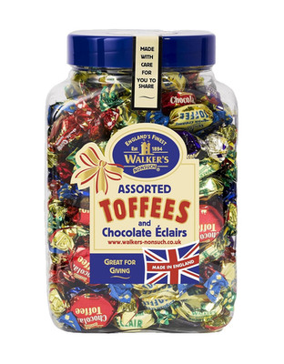 Assorted Toffees & Chocolate Éclairs | Contains English Creamy, Milk & Dark Choc