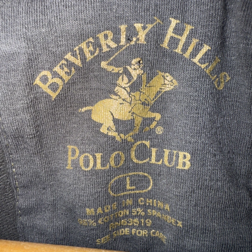 Chaqueta para mujer Beverly Hills Polo Club cremallera completa mezcla de algodón gris talla grande L Foto 3 de 4