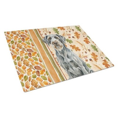 Carolines Treasures WDK8060LCB 15 x 12 in. Steel Gray Wirehaired Pointing Gri...