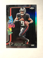 2025 Topps Chrome Football #FS-19 Michael Penix FUTURE STARS REFRACTOR - Falcons
