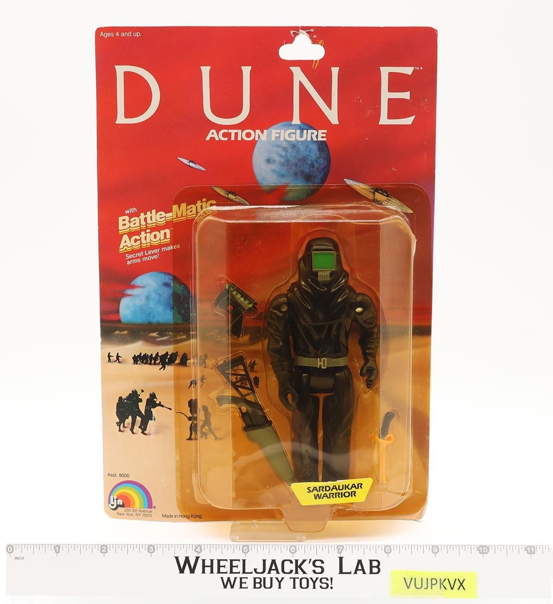 デューン 砂の惑星 SARDAUKAR フィギュア　LJN Sardaukar Warior Battle-Matic Dune 1984 LJN Vintage Action Figure