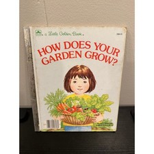 Little Golden Book How Does Your Garden Grow? Pat Patterson 1985 Vintage 308-55