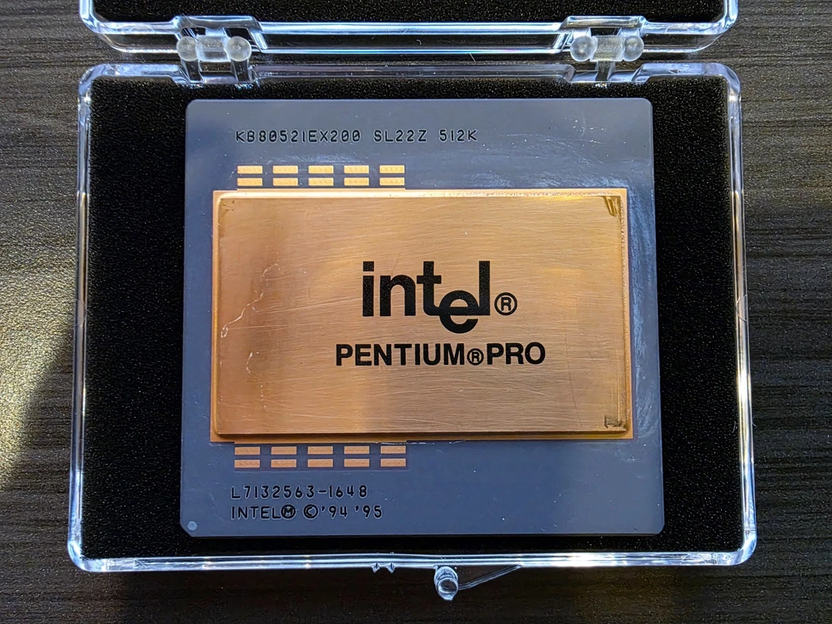 Intel Pentium Pro Computer Processors (CPUs) 200 MHz Bus Speed for