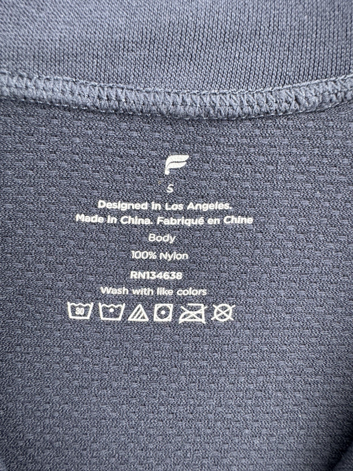 Fabletics Performance 1/4 Zip Pullover Top Long S… - image 5