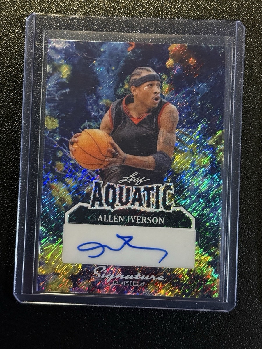 その他 FINEST MASTERS REFLECTOR ALLEN IVERSON Amazon.com: 2021 Skybox Metal Universe Champions Blast