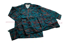 Rare Genuine African Zambia Dark fragment Cam BDU Uniform Twill Top Pants  XXLXL