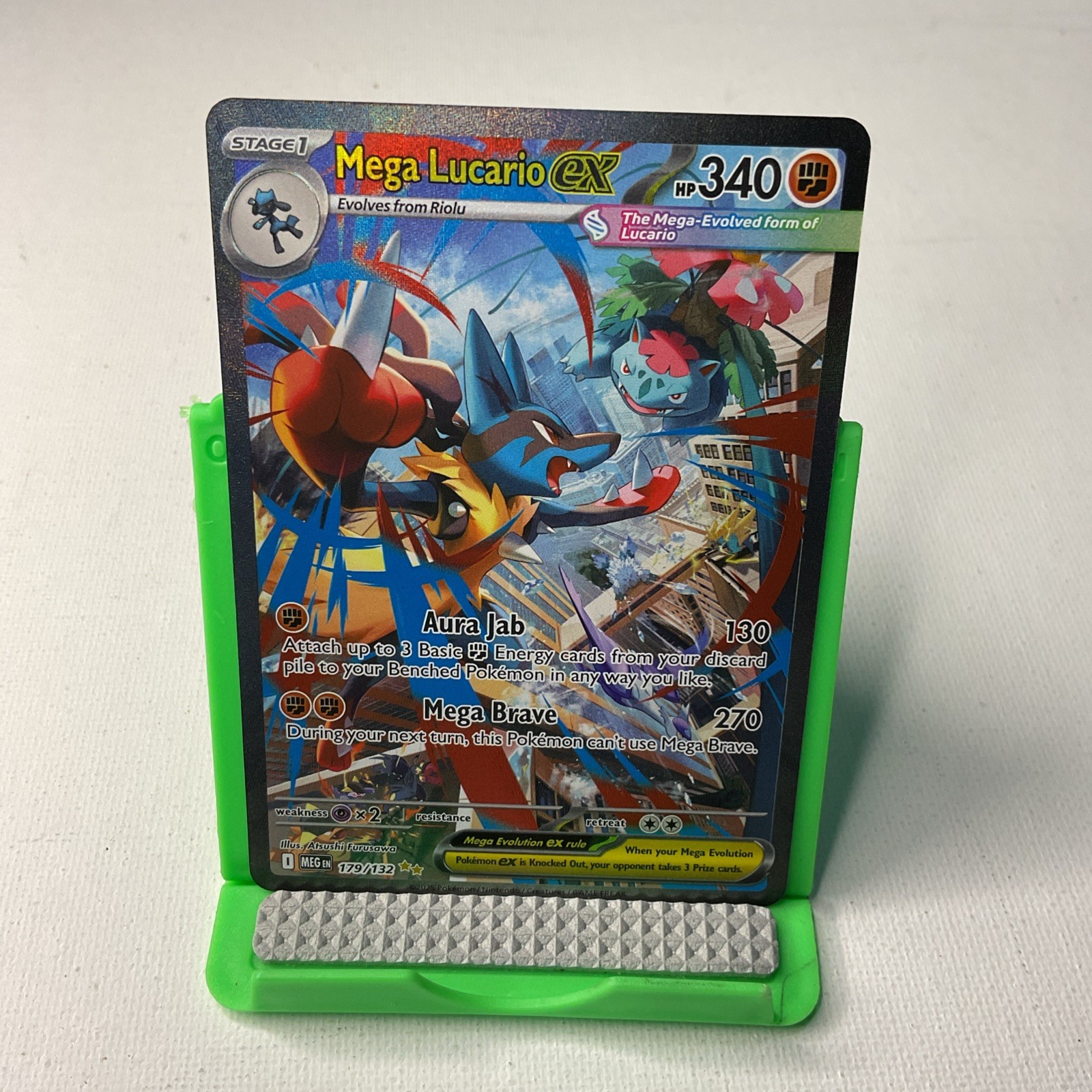 Pokémon TCG Mega Lucario EX 179/132 Mega Evolution