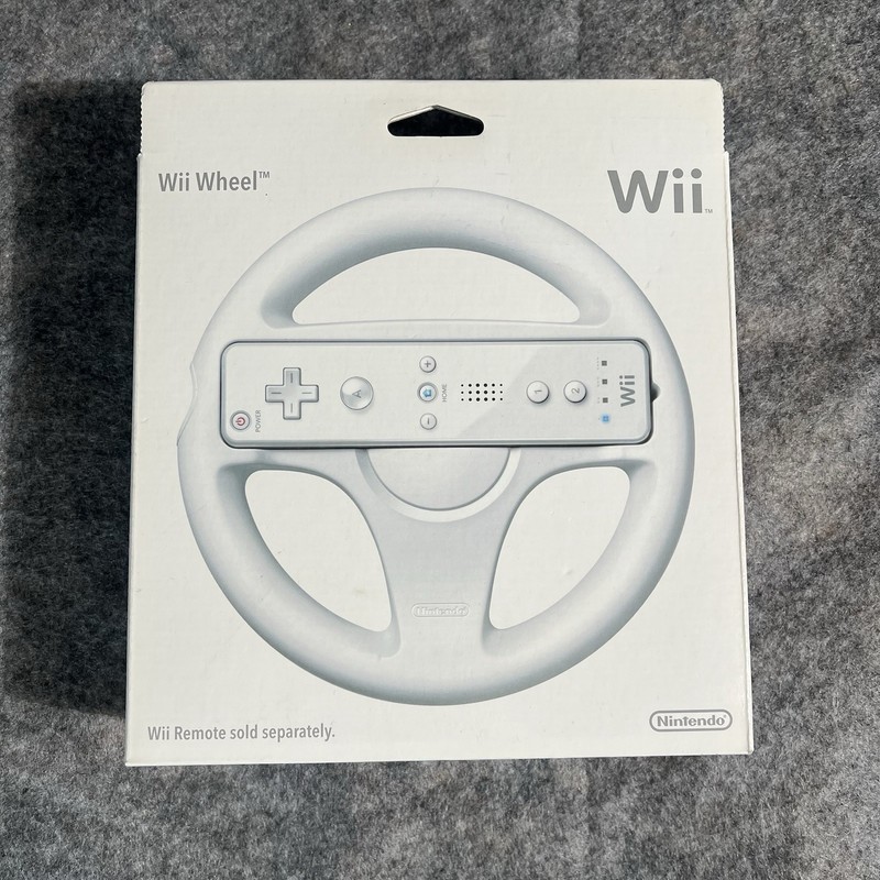Nintendo Genuine Wii Wheel New Complete Collectors Item