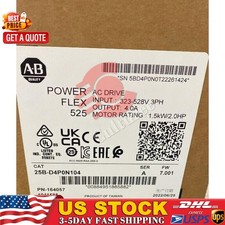 New Sealed Allen Bradley 25B-D4P0N104 /A Powerflex 525 AC Drive 2HP 25BD4P0N104