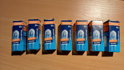 7 Stück OSRAM Halostar Starlite  12V 20W GY6,35   64427S