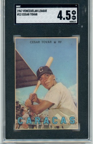 Cesar Tovar #12 1967 Venezuela Topps card