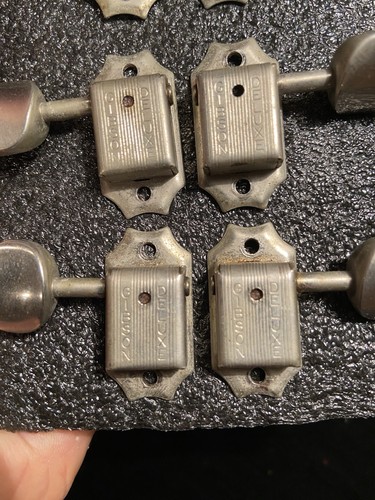 VINTAGE 60's DOUBLE LINE Gibson Deluxe Tuners D-169400 Patent