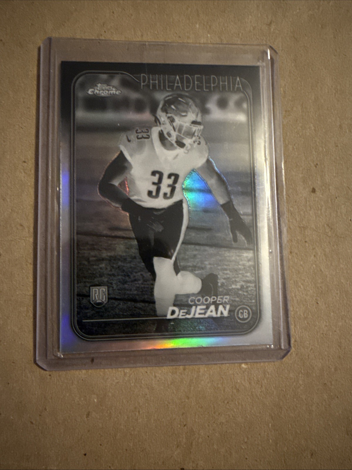 2024 Topps Chrome Cooper DeJean Rookie NEGATIVE REFRACTOR #232 Eagles RC