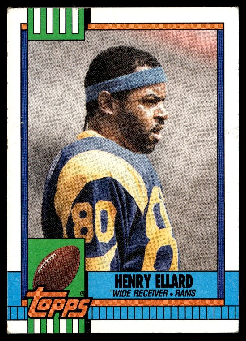1990 Topps Henry Ellard Los Angeles Rams #72