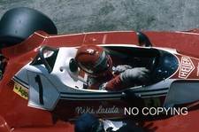 SLIDE NIKI LAUDA FERRARI 312T 1976 COCKPIT GRAN PREMIO F1 35MM FOTOGRAFIA