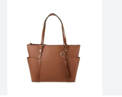 MICHAEL KORS Sullivan leather side pockets large tote bag