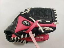 Rawlings Tee Ball Baseball Glove PL95PB Pink and Black Player Series RHT