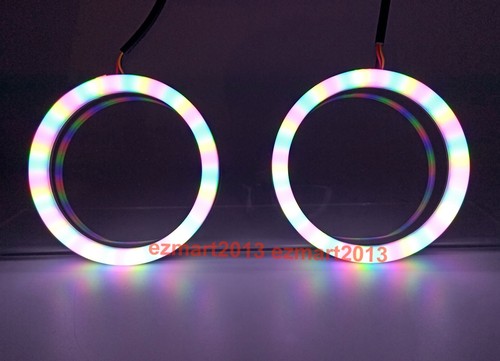 for Volvo S40 V50 04-07 headlight Dream color Flow series Chasing RGB halo ring - Picture 15 of 18