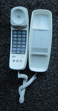 AT T 210 Basic White Trimline Corded Phone No Need To Plug in Power