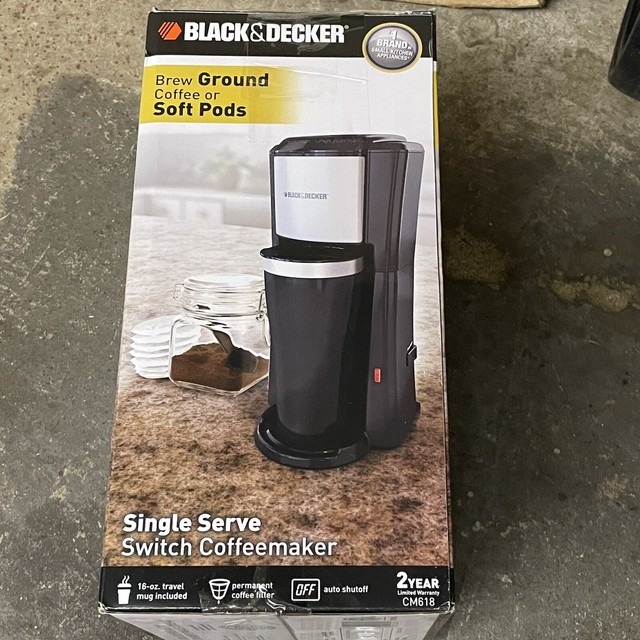 BLACK+DECKER CM618 Single Serve 
