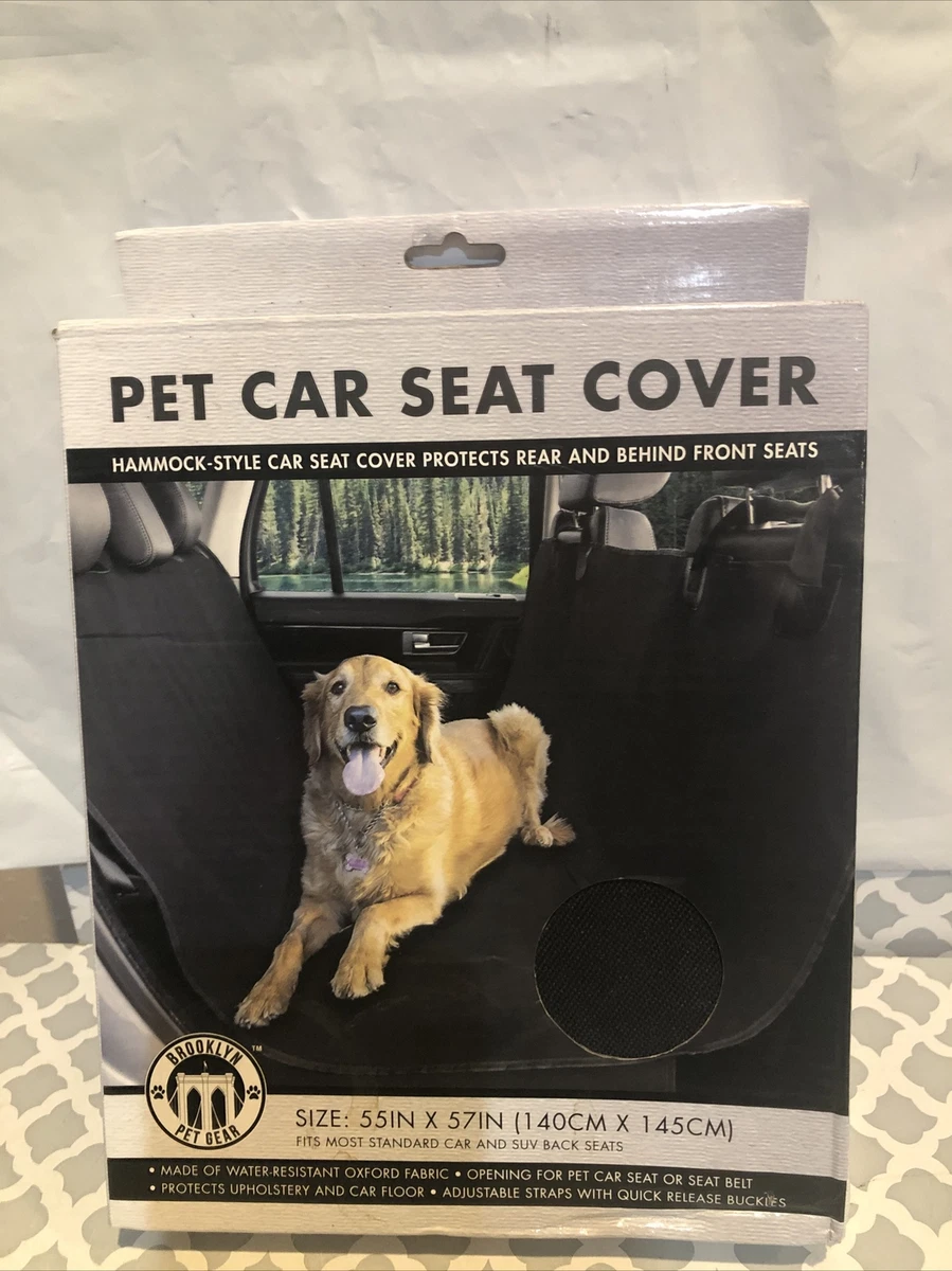 Brooklyn Pet Gear Hammock Style Car Seat Cover Fits Most Vehicles
