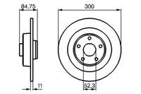 2X Bosch 0 986 479 083 Bremsscheibe FüR Renault