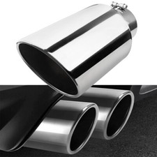 Stainless Steel Exhaust Tip 5 Inlet 8 Outlet 15long Tailpipe Rolled-edge Pipe