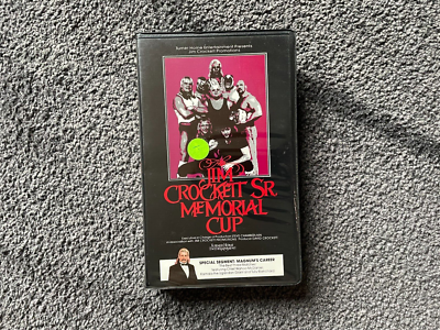 NWA Jim Crockett Sr. Memorial Cup 1987 VHS Wrestling Tape Dusty