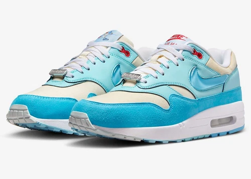 Nike Air Max 1 Puerto Rico "Blue Gale" Men's Size 8.5