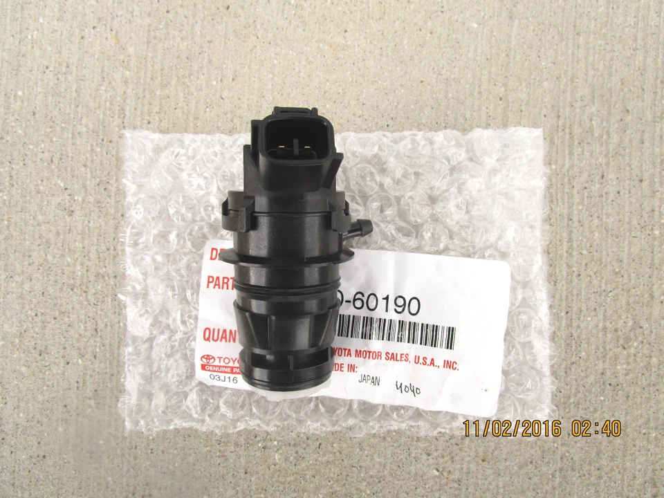 06 - 16 LEXUS IS250 FRONT WINDSHIELD WASHER FLUID MOTOR PUMP BRAND NEW - Image 3 of 4