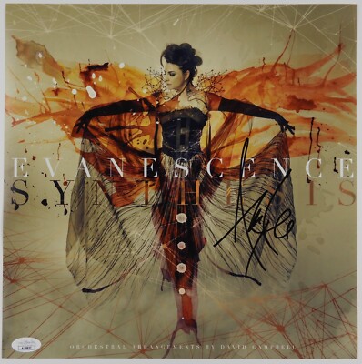 Evanescence Amy Lee JSA Signed Autograph Album 12'' X 12'' Photo Synthesis
